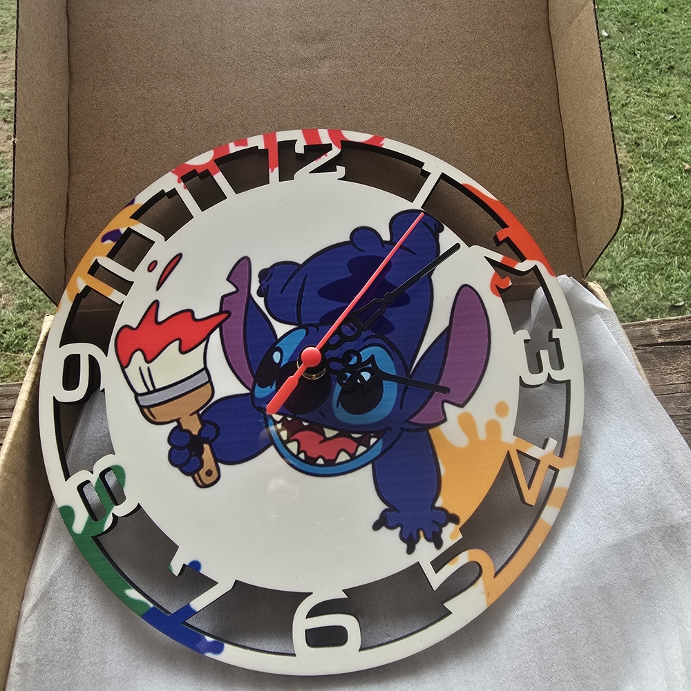 Lilo&Stitch Colorful Wall Clock